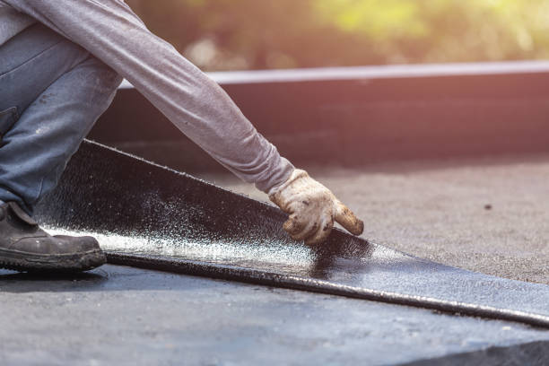 Professional Waterproofing technician working in Pickerington, OH